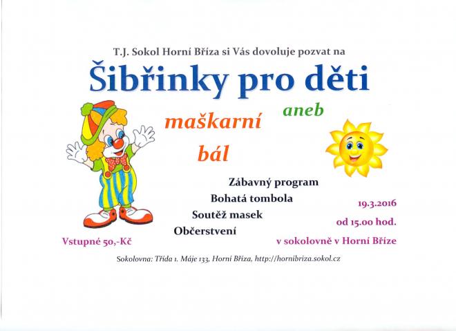 Šibřinky děti