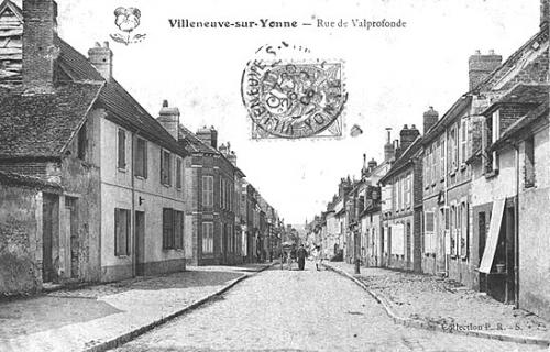 Historické foto Villeneuve sur Yonne